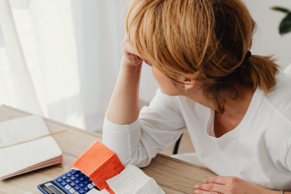 Stress om financiële onzekerheid